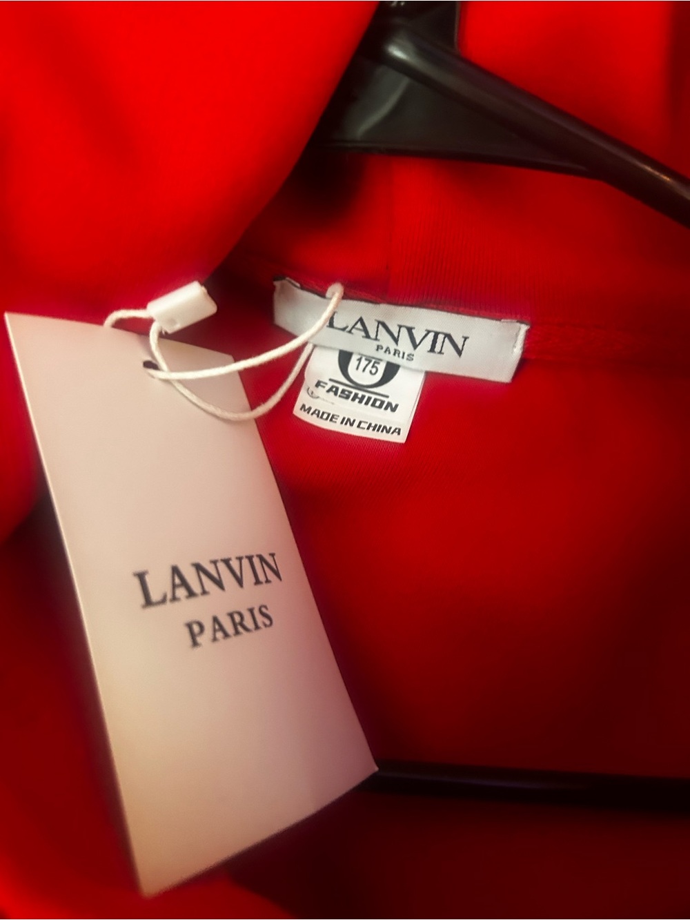Lanvin hoodie red